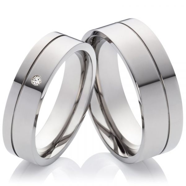 Preview: Partnerringe Titan MOR64 in 6 oder 8mm breite