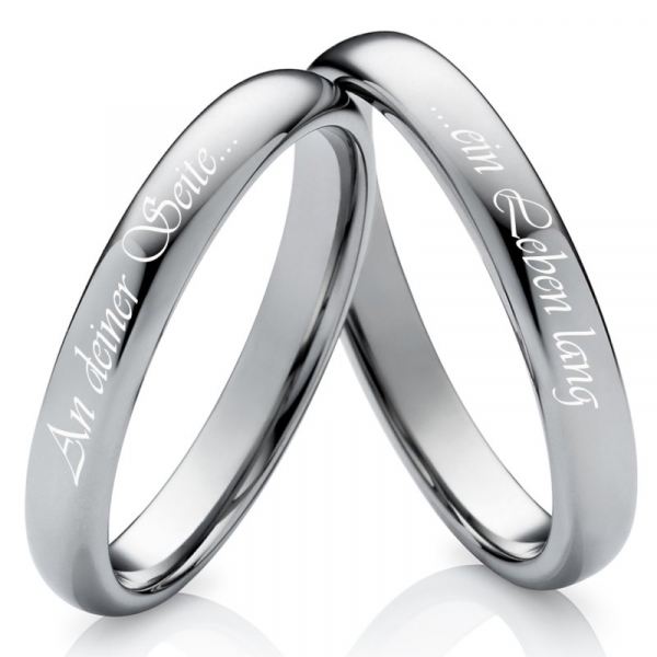 Preview: Wolframringe als Zeichen der Liebe W748