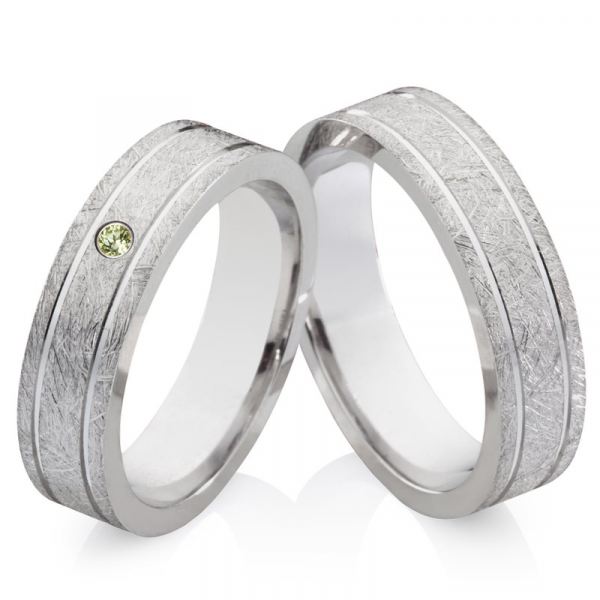 Preview: Ringe aus massiven SILBER mit PERIDOT SP98