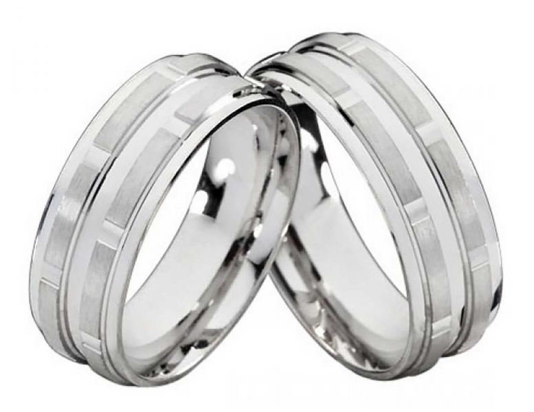 Preview: Silberringe PS805 ohne Stein mit Innengravur