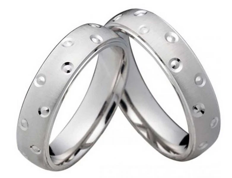 Partnerringe Silberringe PS815 ohne Stein in 5mm breite mattiert