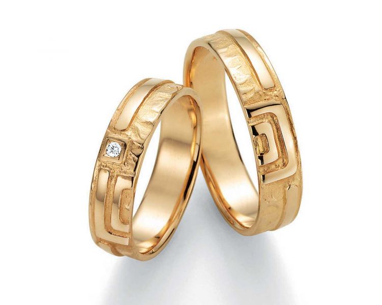 Preview: Trauringe Gold 66-51070-51080 – Zeitlose Eleganz