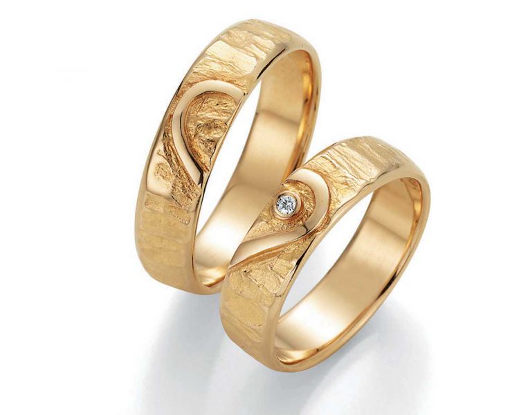 Preview: Zeitlose Trauringe Gold 66-51150-51160