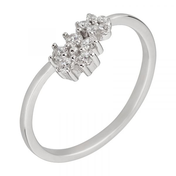 Preview: Verlobungsring Damenring SR1428 mit Zirkonias