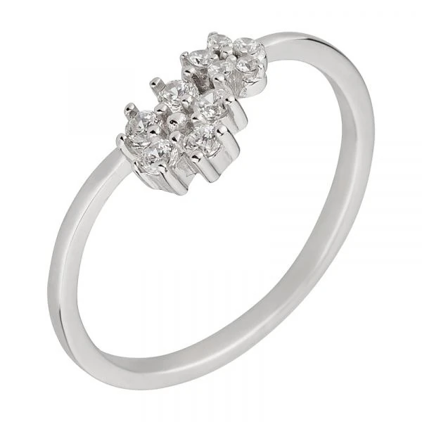 Verlobungsring Damenring SR1428 mit Zirkonias