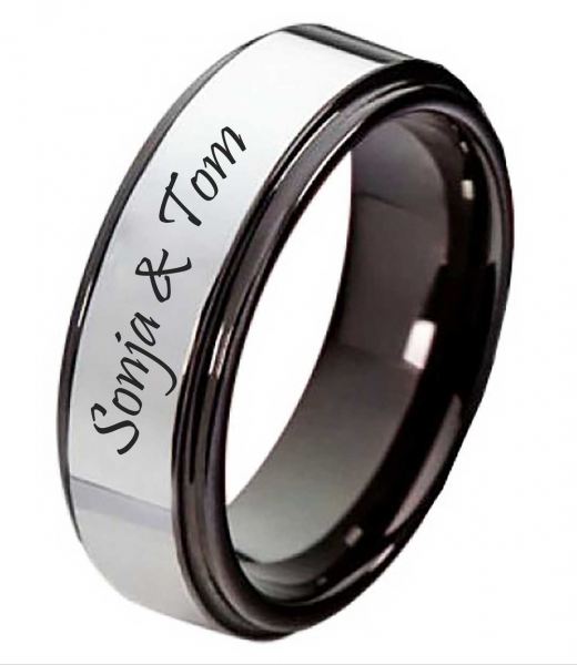 Preview: Herrenring PW120 mit Innengravur und Außengravur