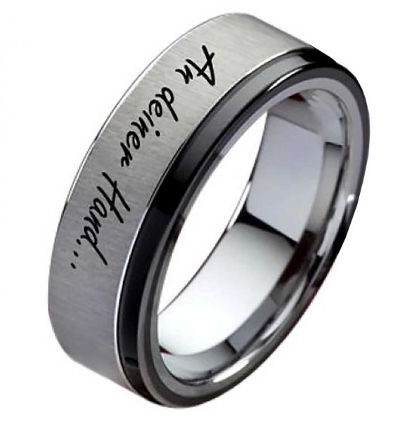 Preview: Exklusive Herrenring aus Wolfram W126