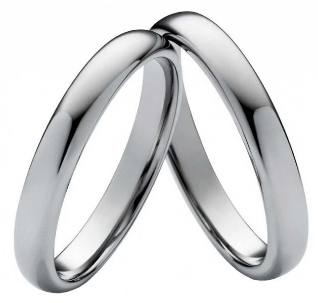 Partnerringe Wolframringe PW139 ohne Stein