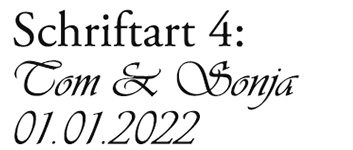 Schriftart 4