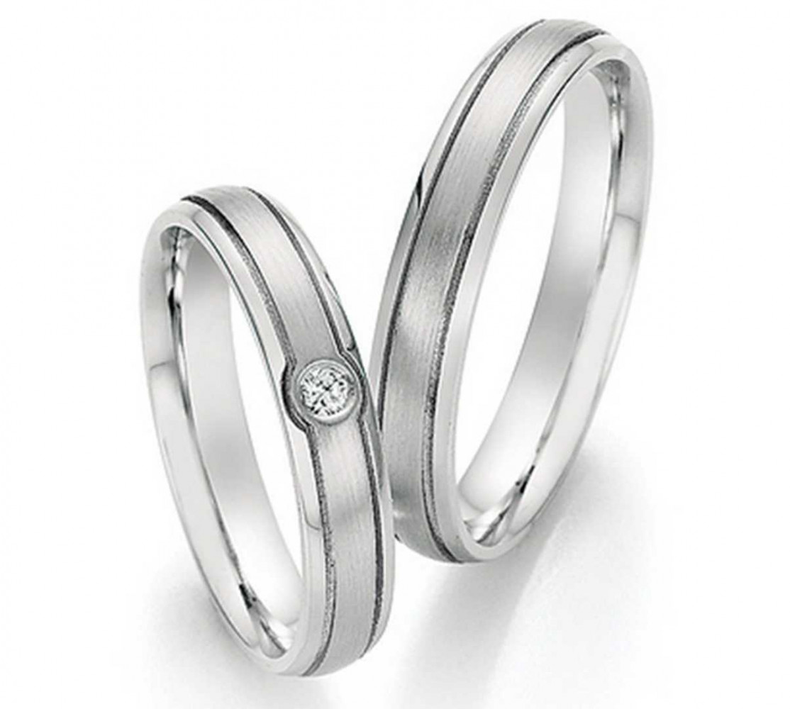 Trauringe aus Edelstahl 88-22010+88-22010 mit Diamanten Trauringe aus Edelstahl 88-22010+88-22010 mit Diamanten