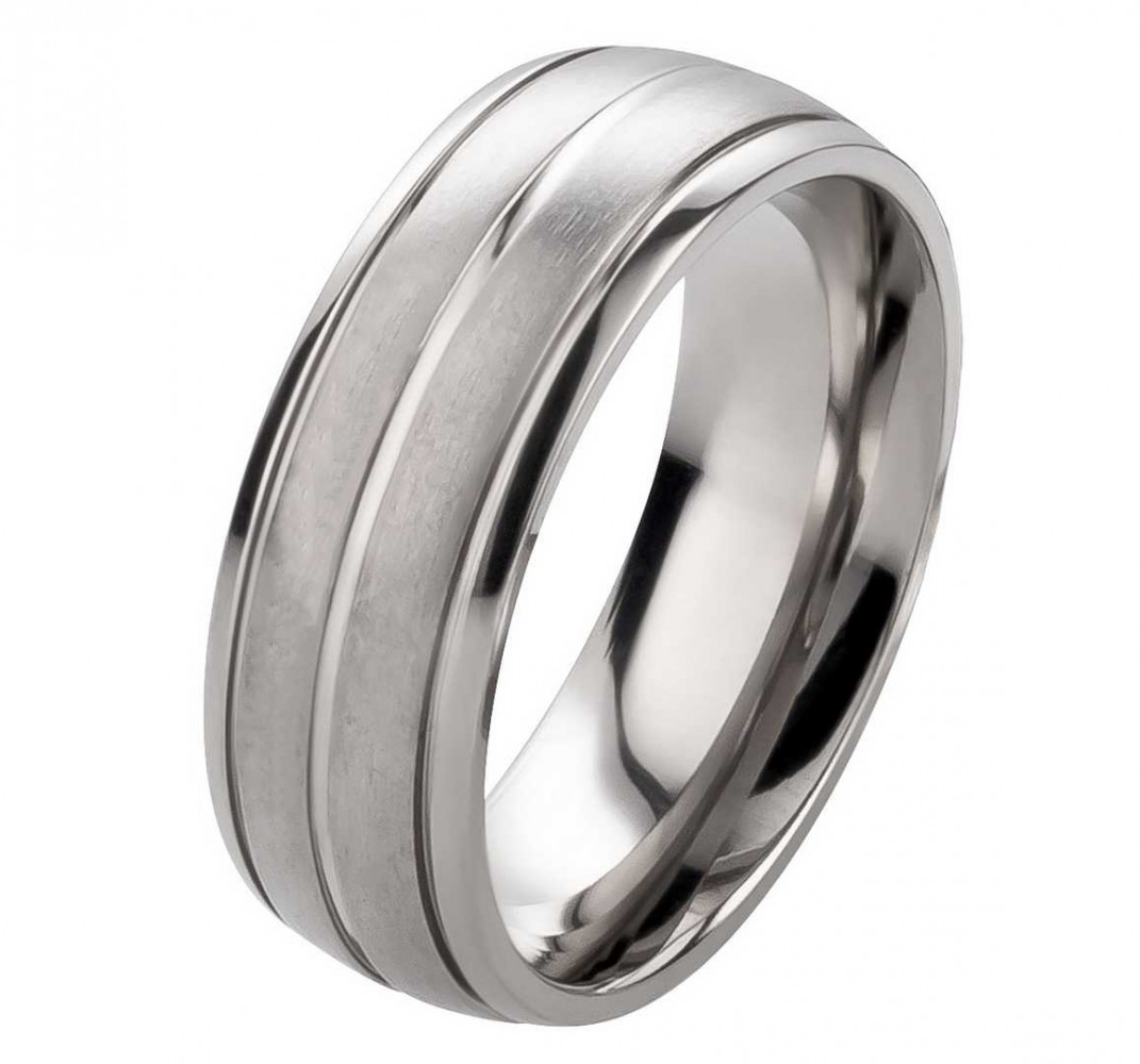 Herrenring Titanring HT037 mit Gravur Herrenring Titanring HT037 mit Gravur