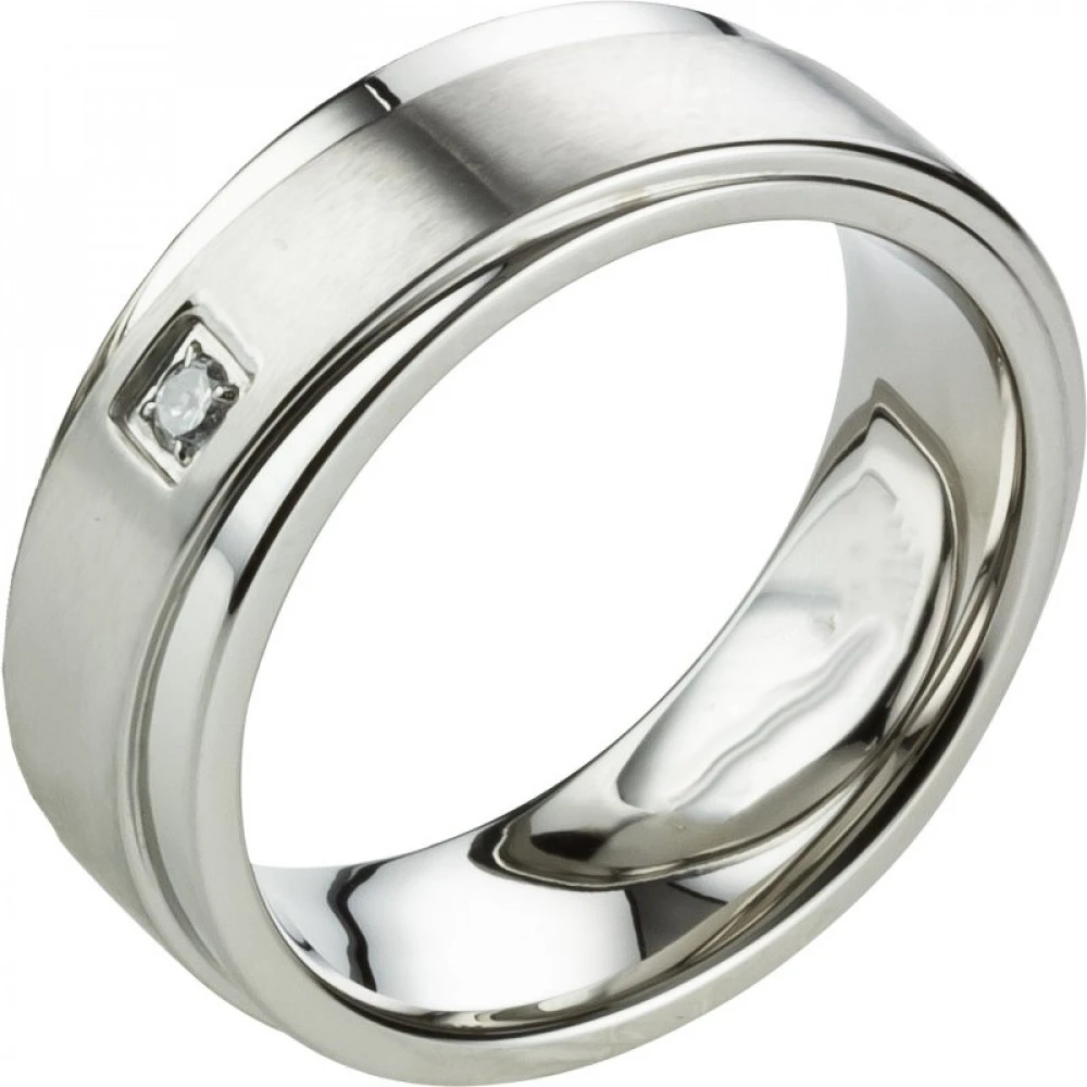 Partnerringe Edelstahl schlicht poliert AB2434-AB2435 Partnerringe Edelstahl schlicht poliert AB2434-AB2435