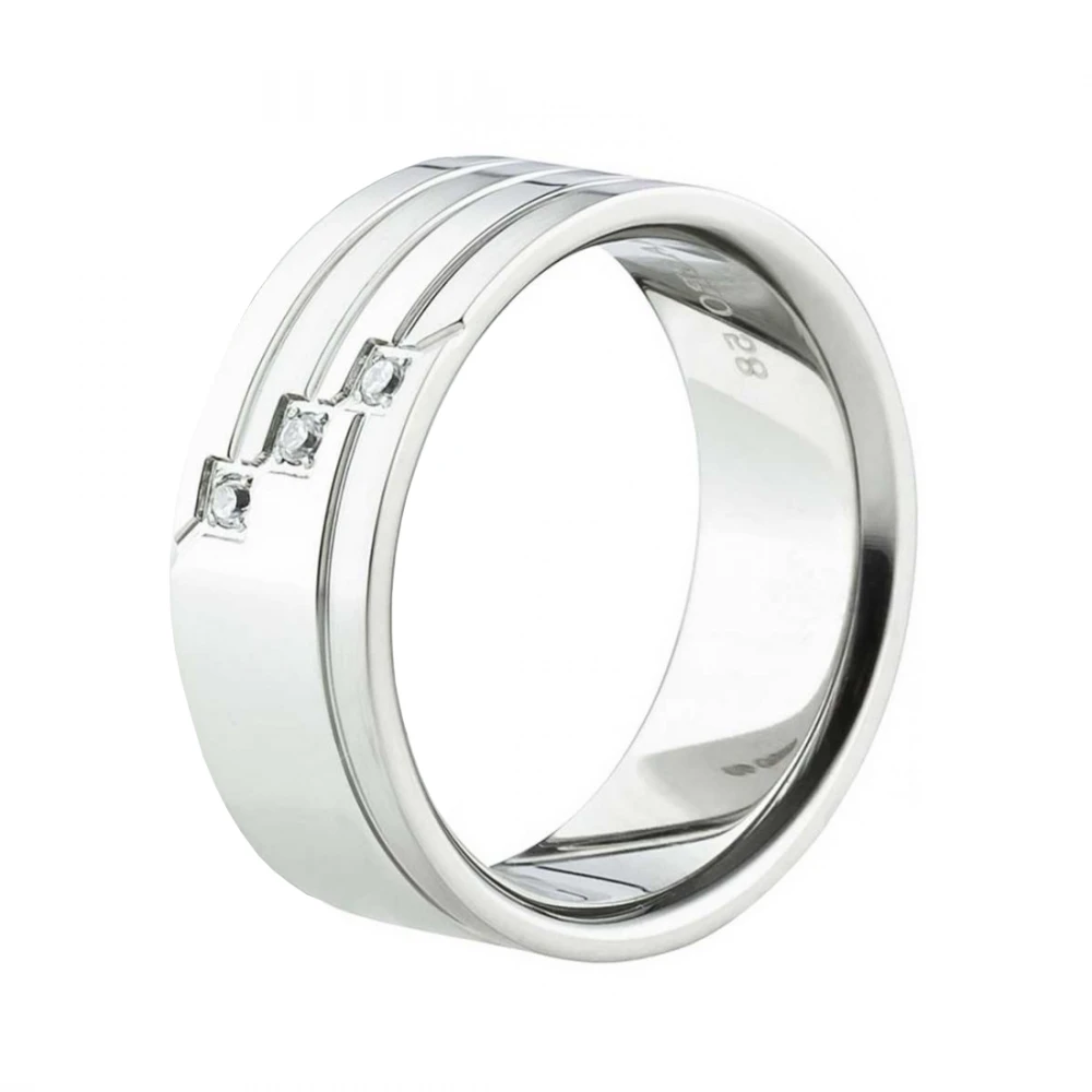 Edelstahlringe Liebe für zwei Herzen AB1472-AB1473