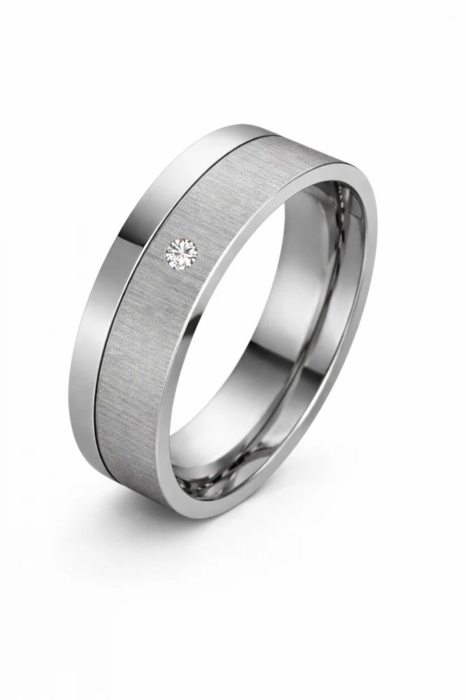 Schöne Damenring T007 mit Zirkonia oder Diamant