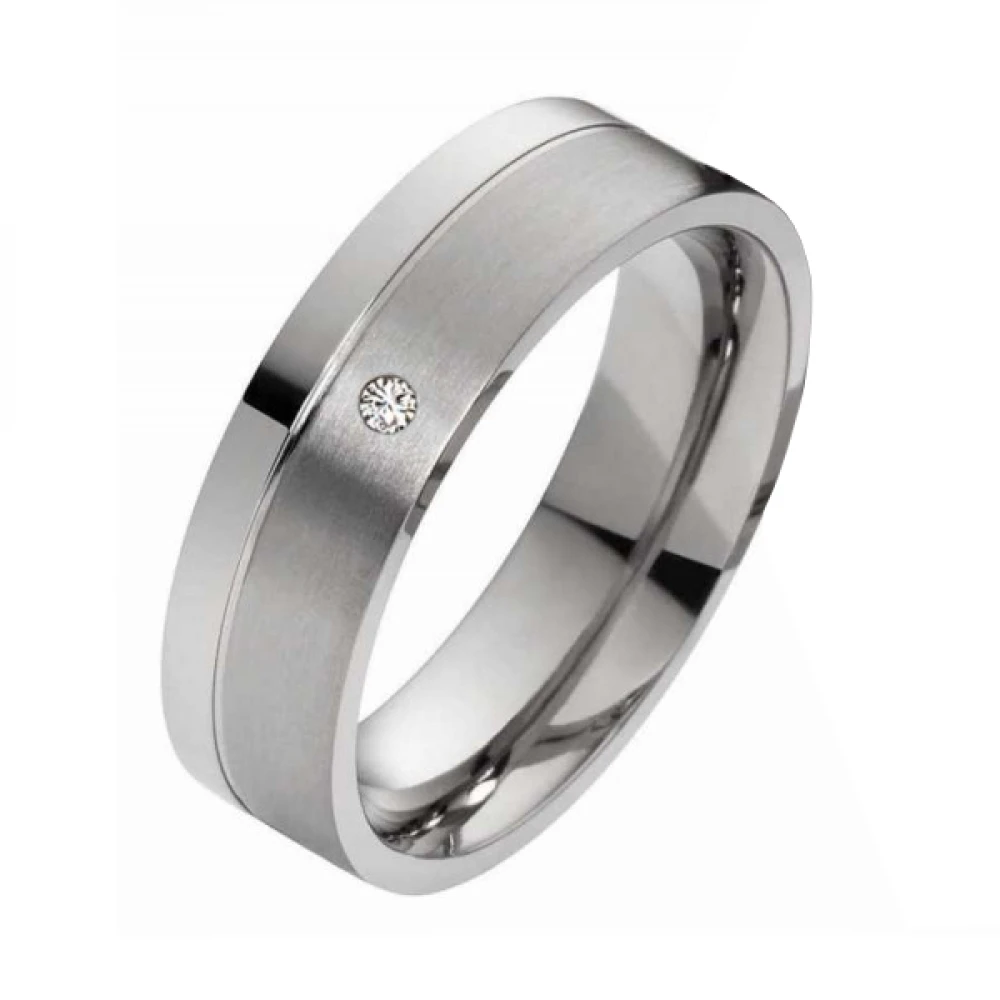 Markante 6mm oder 8mm breite Titanringe T082 Markante 6mm oder 8mm breite Titanringe T082