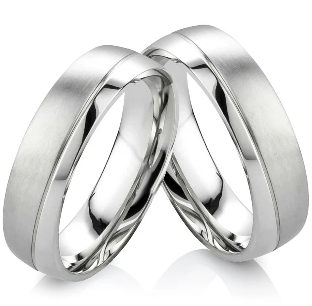 Edelstahlringe E139 ohne Stein mit Gravur Edelstahlringe E139 ohne Stein mit Gravur