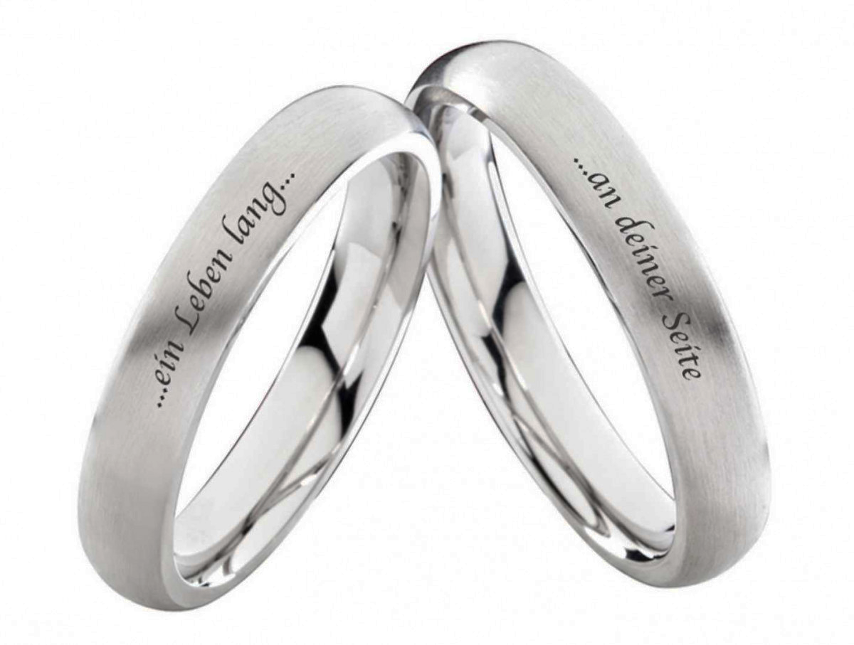 Edelstahlringe E278 mit Außengravur