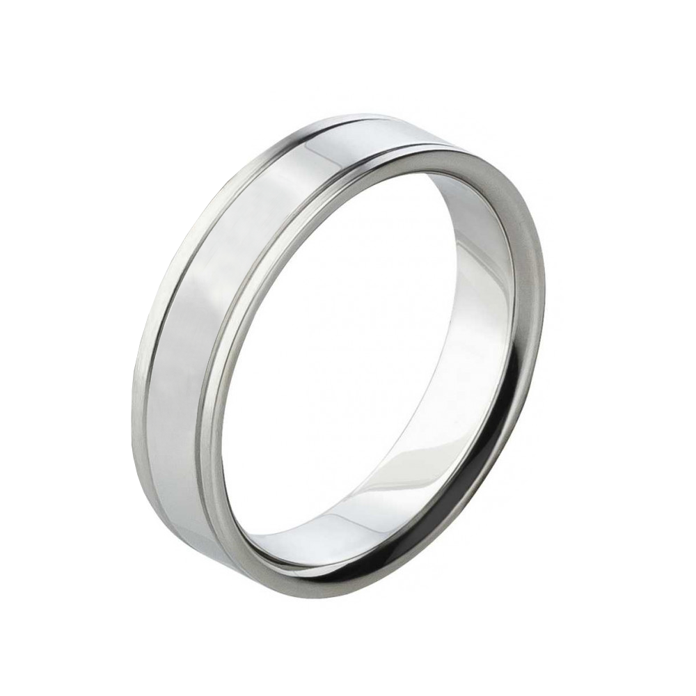 Titanringe AB1586-AB1587 mit Zirkonia, 5mm breit Titanringe AB1586-AB1587 mit Zirkonia, 5mm breit