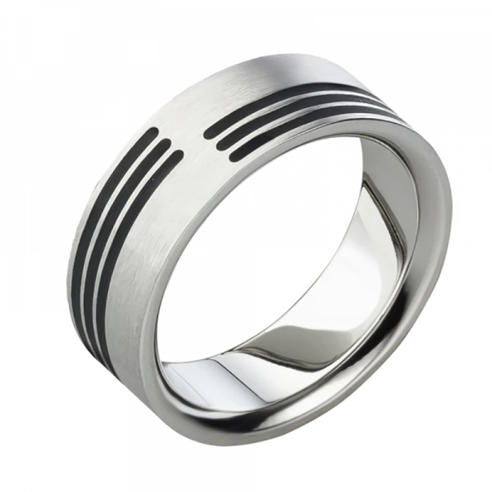 Herrenring aus Titan LUC71 gravierbar