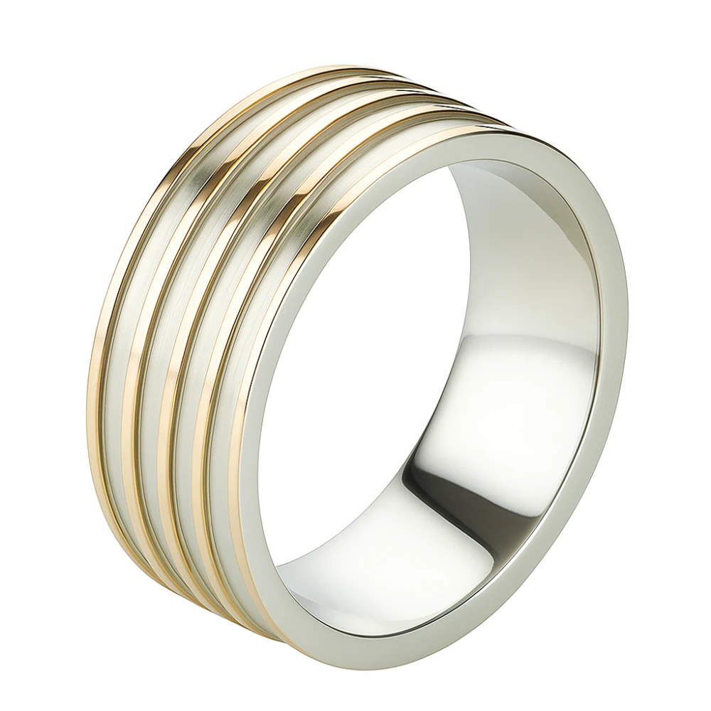 Ringe LUC10 mit Beschichtung und Diamant