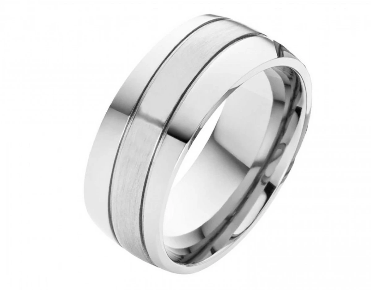 Ausgefallene Titanringe T053 mit Gravur Ausgefallene Titanringe T053 mit Gravur