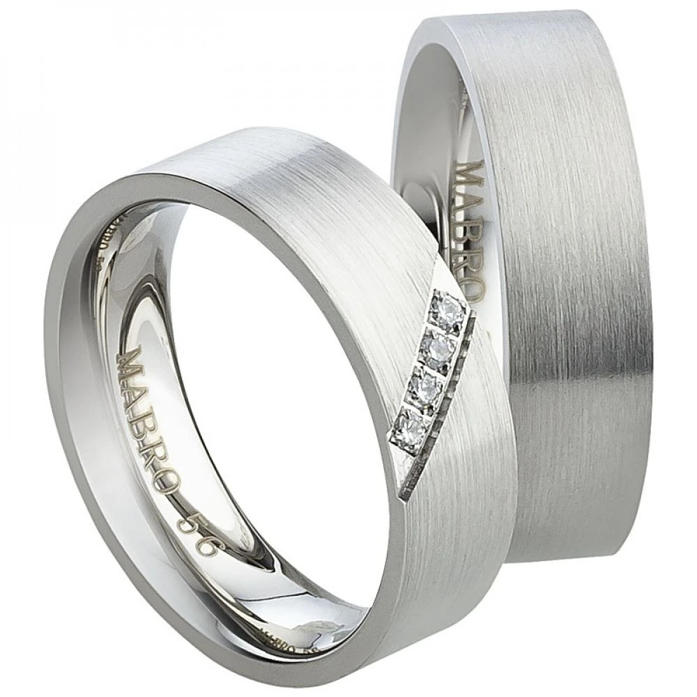 Partnerringe Edelstahl AB1768-AB1769 und Gravur