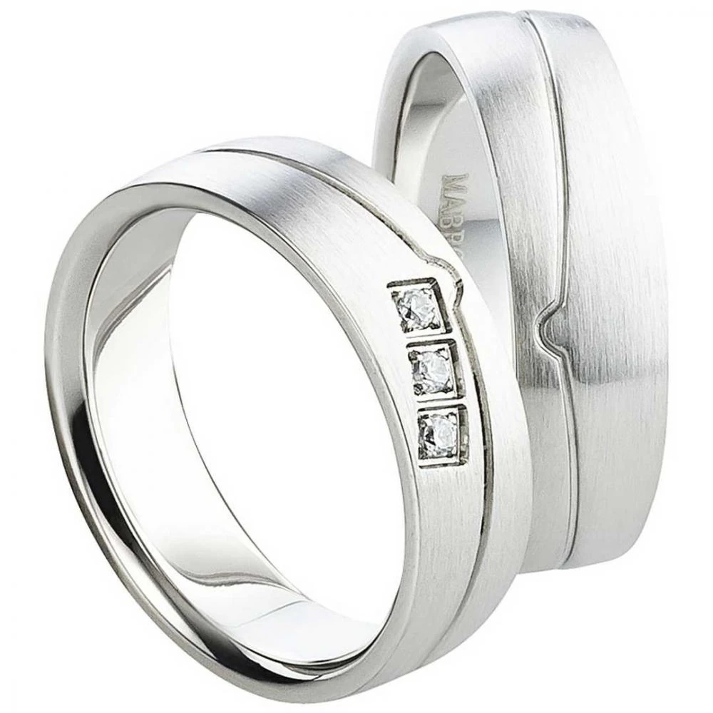 Partnerringe Edelstahl AB1554-AB1555 und Gravur