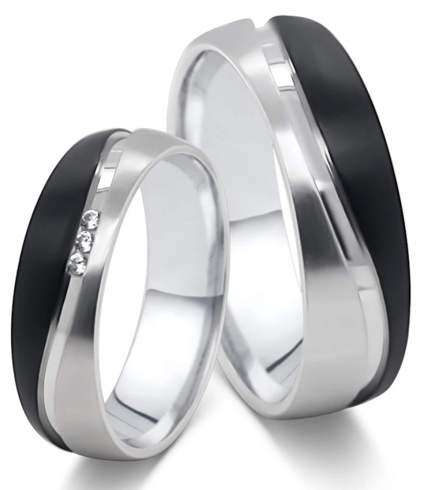 Partnerringe Edelstahl AB4796-AB4797