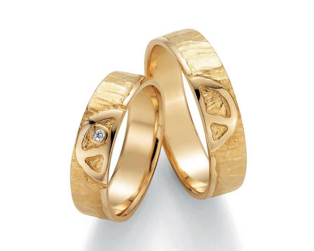 Trauringe aus Gold 66-51030+66-51040 mit Diamanten Trauringe aus Gold 66-51030+66-51040 mit Diamanten