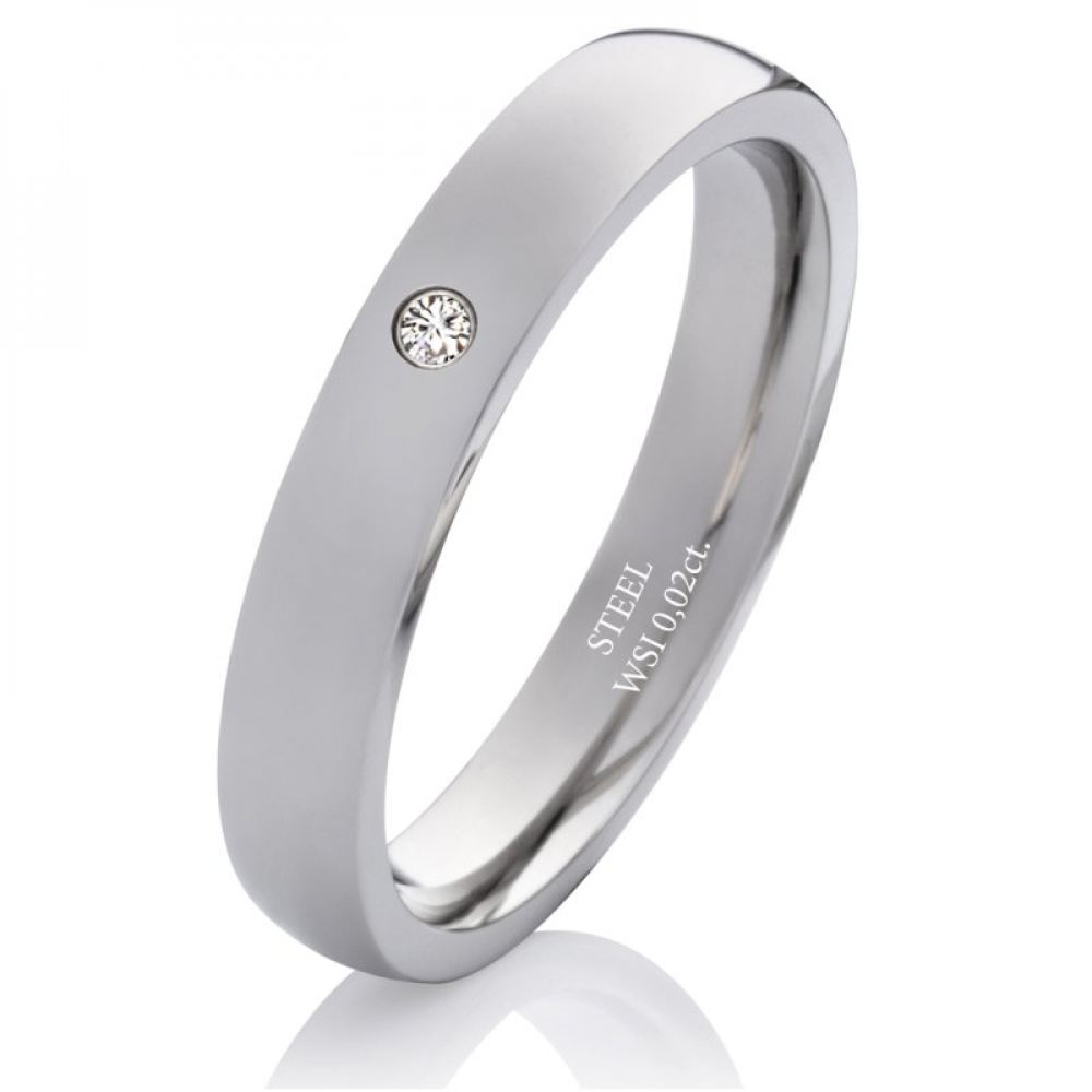 Edelstahlrine MOR1 schmaler 4mm breite