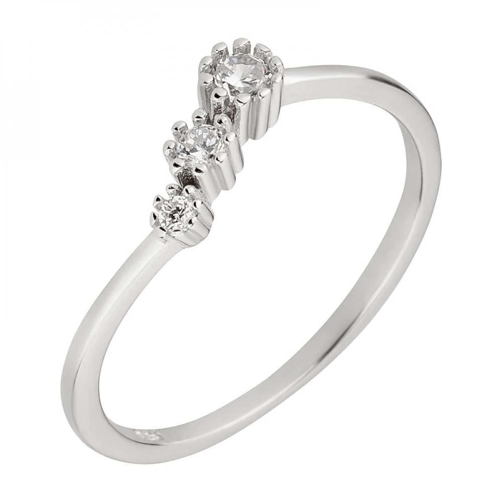 Verlobungsring Damenring SR1420 mit Zirkonias