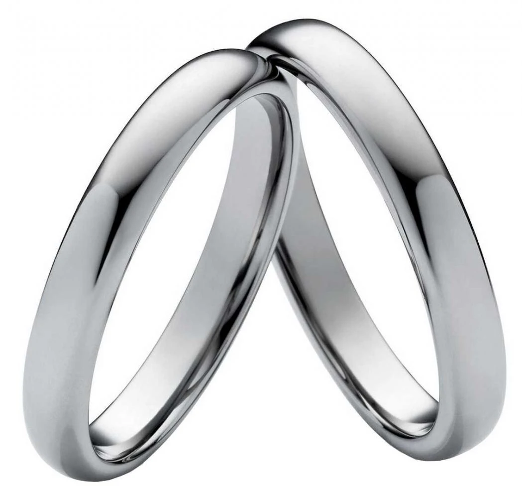Schmaler, polierter Unisex-Wolframring, glatte Oberfläche, gravurfähig