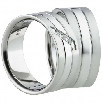 Partnerringe Edelstahl AB1132-AB1133 und Gravur