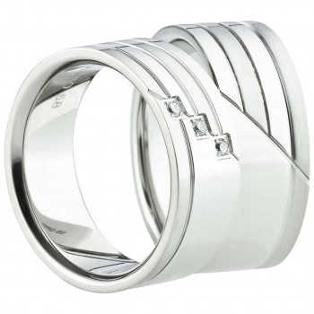 Partnerringe Edelstahl AB1472-AB1473 und Gravur