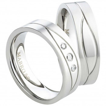 Partnerringe Edelstahl AB1756-AB1757 und Gravur