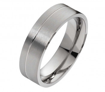 Herrenring Titanring HT018 mit Gravur