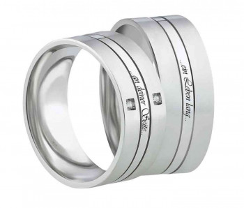 Partnerringe Silberringe SR002-SR003g