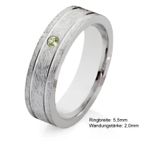 Mobile Preview: Ring aus massivem Silber mit Peridot SP98, hochwertiger Schmuck