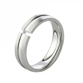 Mobile Preview: Edelstahlring LUC49 mit Gravur