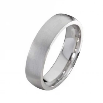 Mobile Preview: Eleganter Silberring ohne Stein für Damen, minimalistisches Design S904