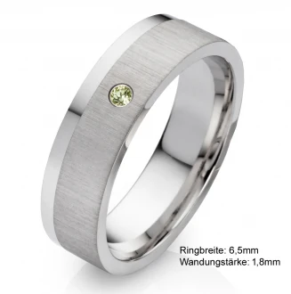 Mobile Preview: Silberring mit grünem Peridot SP05, eleganter Schmuck für Damen