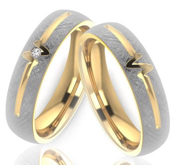 Partnerringe Edelstahlringe H107