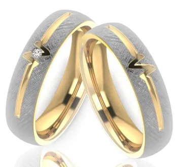 Partnerringe Edelstahlringe H107