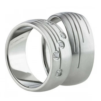 Edelstahlringe AB1486-AB1487 und Gravur