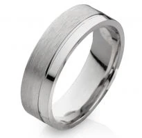 Mobile Preview: Silberring Herr Freundschaftsring CP42 mit Gravur, personalisierter Schmuck.