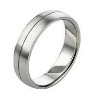 Mobile Preview: Romantische Herrenring mit Gravur AB1005