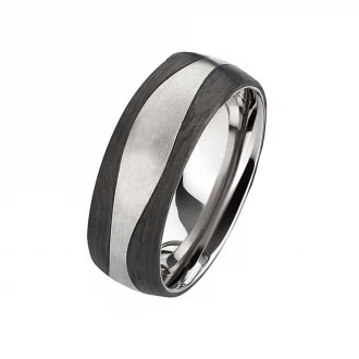 Mobile Preview: Titan-Carbonring AB3857 mit Gravur