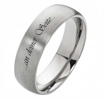Mobile Preview: Herrenring E137 mit Gravur und Außengravur