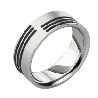 Mobile Preview: Herrenring aus Titan LUC71 gravierbar