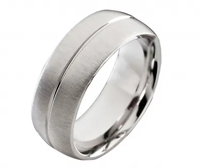 Mobile Preview: Herrenring Edelstahl E158s